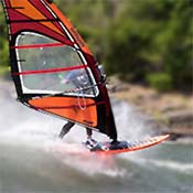 Step 1 instruction for Switch Stance Kono (jibe entry)