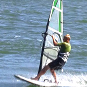 Step 3 instruction for Backwinded Jibe